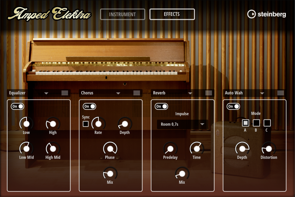 Amped Elektra Warm & Funky EPiano Library Steinberg
