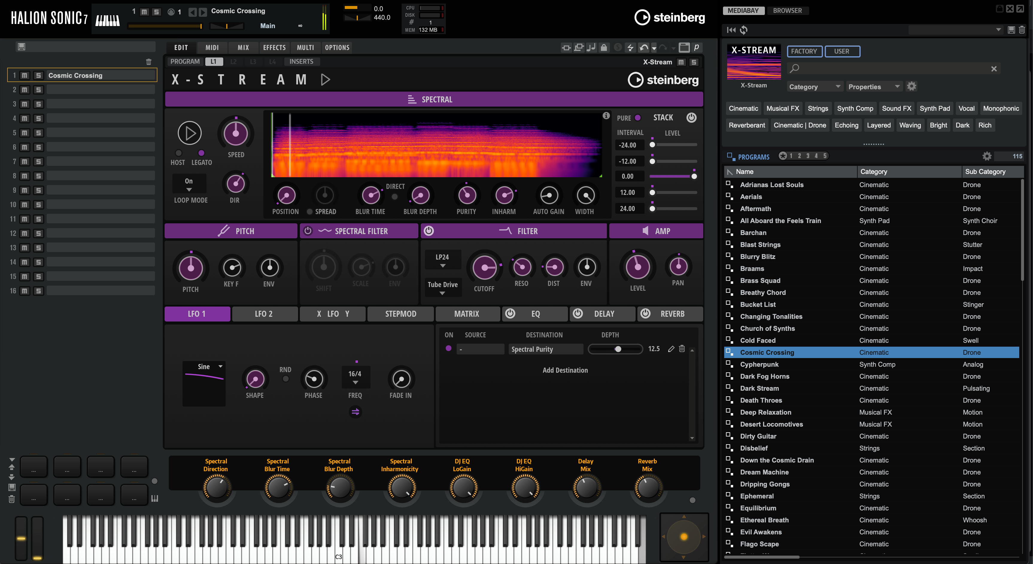 Free X-Stream Spectral Synthesizer Now Avai… | Steinberg